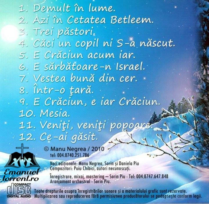 Manu Negrea - E iar craciun